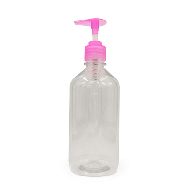 Spruzzatura liquidi ugello contenitore di spremitura con pompa di spruzzatura innesco colore chiaro