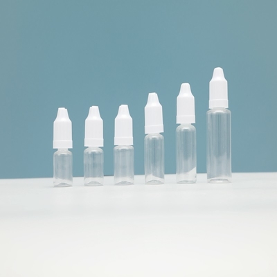 Bottiglie di liquido E trasparenti a prova di bambini personalizzabili Diverse dimensioni disponibili per il design del logo personalizzato.