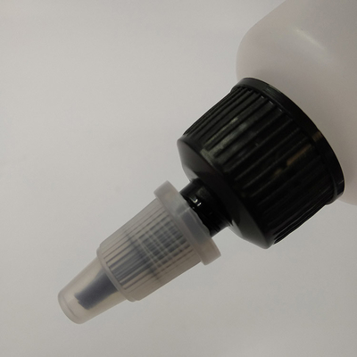 Bottiglie di plastica trasparente con tappo a vite con sigillo personalizzabile per lo stoccaggio di liquidi