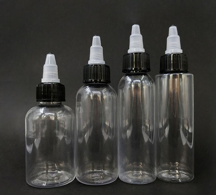 Bottiglie di plastica a vite personalizzate con più capacità per lo stoccaggio di liquidi