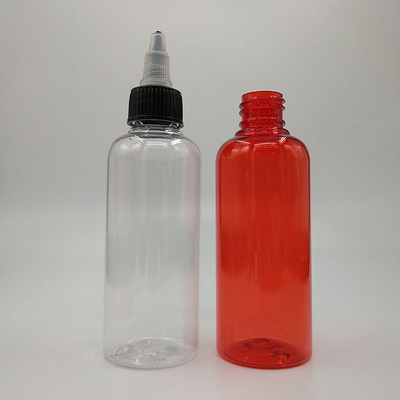 Bottiglie di plastica trasparente a vite in 15 ml-100 ml Capacità per sigillo personalizzato