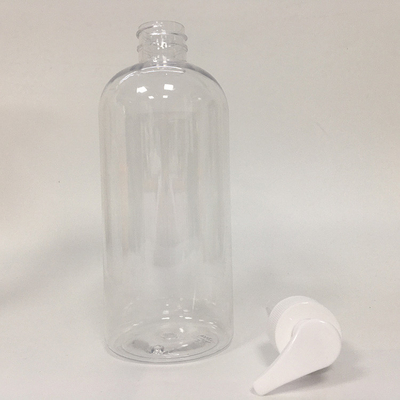 Bottiglia di pompa di distribuzione PETG ecocompatibile con altezza di 118 mm