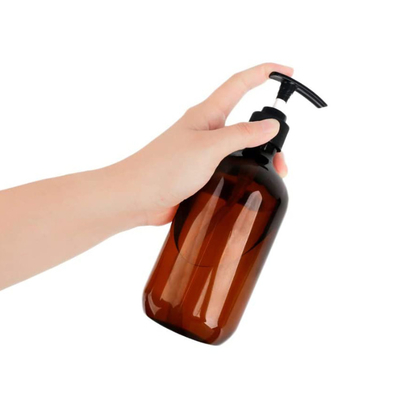 Bottiglie di pompa PET rotonde riutilizzabili per 3000 pcs Mqq Custom Logo Dispensing Shampoo