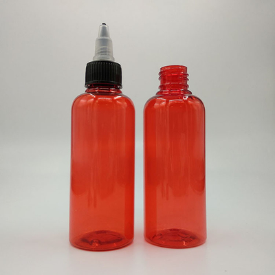 Bottiglie di plastica a vite a colori personalizzati con sigillo sicuro per una conservazione duratura