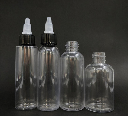Barattoli di plastica a vite trasparenti per una facile distribuzione