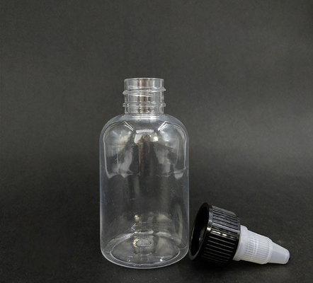 Barattoli di plastica a vite trasparenti per una facile distribuzione