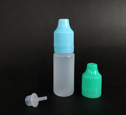 Bottiglie per goccioline trasparenti nere personalizzate 10 ml-120 ml Superficie liscia per lo stoccaggio di liquidi