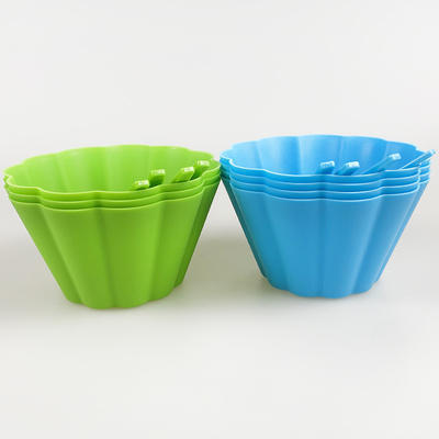 Moderne bottiglie di tè di latte di plastica isolante con maniglia conveniente