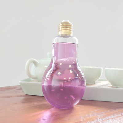 Bottiglie di tè di latte di plastica a prova di perdite con vite sul coperchio 500 ml Capacità Quadrata Forma rotonda 0,5 kg Peso Manico