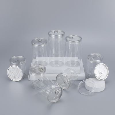 Contenitori di plastica trasparenti con logo personalizzato per un deposito sicuro
