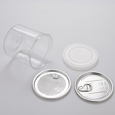 Contenitori di baratto di plastica con sigillo in foglio di alluminio in varie capacità