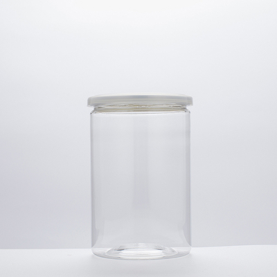 Contenitori in baratto di plastica a logo personalizzato con coperchio in alluminio e tecnologia di sigillamento sensibile alla pressione