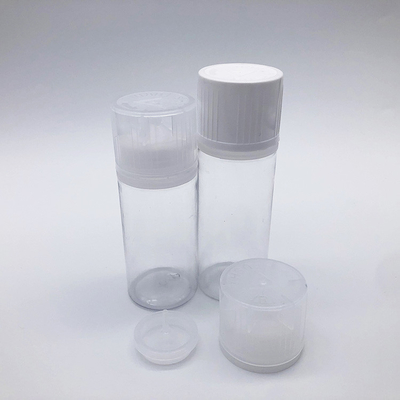 Copertura a vite di bottiglia trasparente e liquida a prova di bambini 10ml-100ml Capacità