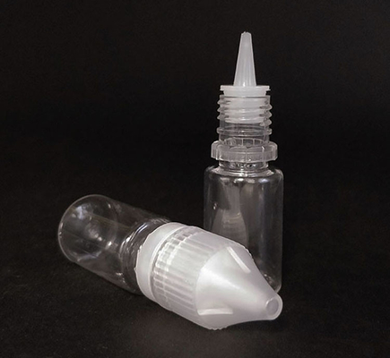 Bottiglie di liquidi a prova di bambino a forma rotonda E con stampa personalizzata con tappo a vite trasparente con confezionamento in varie capacità