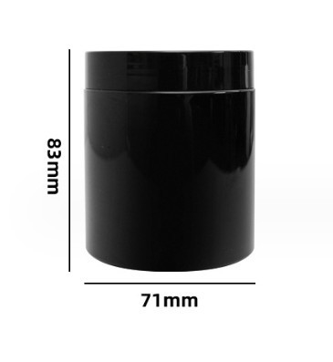 Vendita a caldo 30ml 50ml 100ml 120ml 150ml Bottiglie di plastica della foresta nera opaca con coperchio