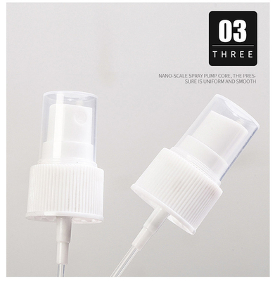 120 ml Bottiglie di plastica di alta qualità Spumante trasparente Cosmetico vuoto Bottiglie di plastica PET pompa di spruzzo di nebbia fine