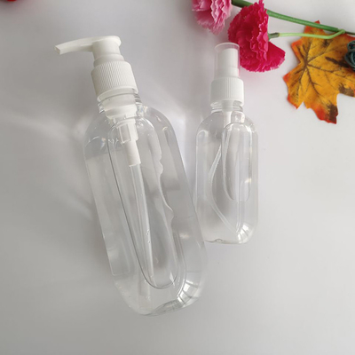 PETG pompa in acciaio inossidabile bottiglia cosmetica con logo personalizzabile