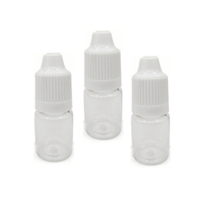 Bottiglie di liquido PET rotonde stampate a schermo con logo personalizzato