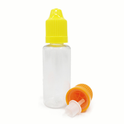 Bottiglie di liquido PET stampate su misura con tappo a prova di bambino
