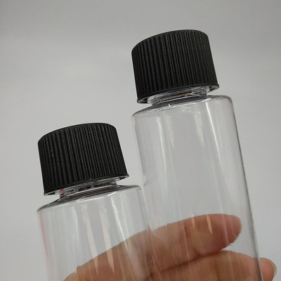 Bottiglie di plastica a vite con etichette personalizzate
