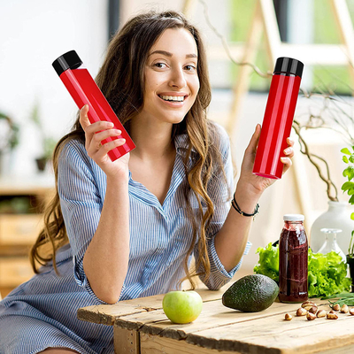 Bottiglie di tè al latte senza BPA con viti sul coperchio Forma rotonda quadrata e manico conveniente