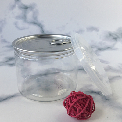 Vaso cosmetico in plastica personalizzato con guarnizione sensibile alla pressione e varie opzioni di capacità
