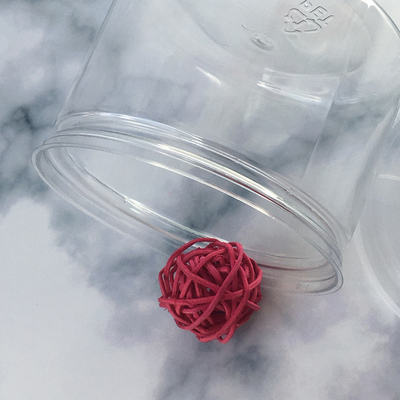 Vaso cosmetico in plastica personalizzato con guarnizione sensibile alla pressione e varie opzioni di capacità