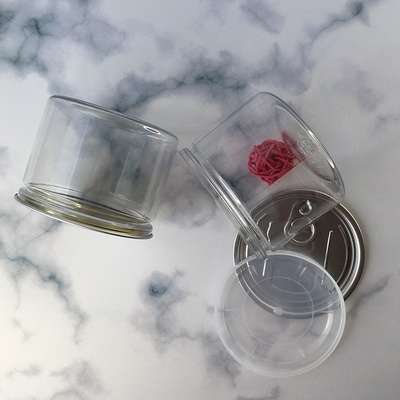 Vaso cosmetico in plastica liscia personalizzato per la cura personale
