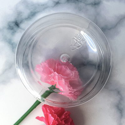 Vaso cosmetico in plastica liscia personalizzato per la cura personale