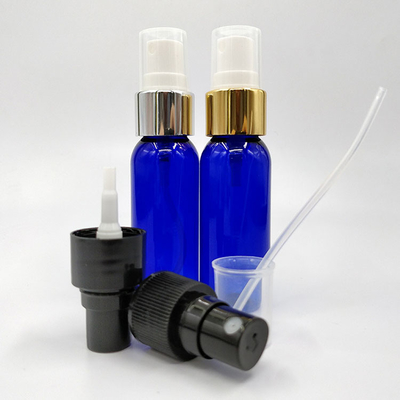 Bottiglia di pompa cosmetica in plastica PETG di altezza 118 mm con disegno inciso