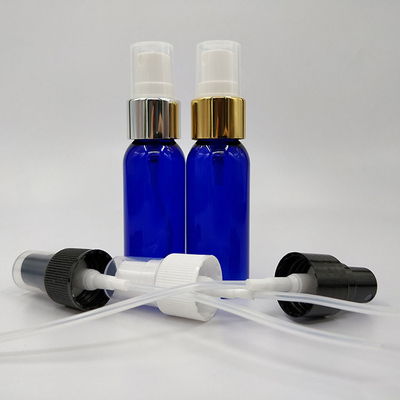 Bottiglia di pompa cosmetica in plastica PETG di altezza 118 mm con disegno inciso