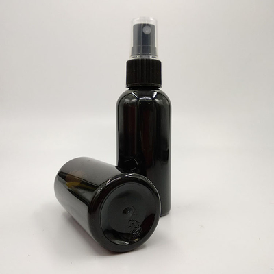 Bottiglia di pompa in plastica PETG rotonda trasparente da 118 mm per la distribuzione di shampoo