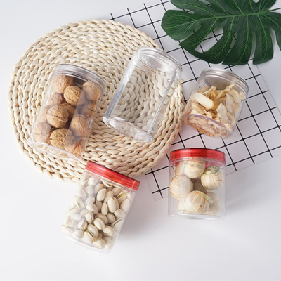 Contenitori di vetro con coperchio di plastica/alluminio personalizzati con tensione sensibile/silaggio in foglio di alluminio