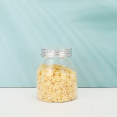2 oz di barattoli di plastica trasparente con coperchio opzionale
