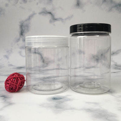 Contenitori di plastica trasparenti e personalizzabili con coperchi in alluminio/plastica per lo stoccaggio degli alimenti