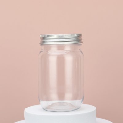 Contenitore cosmetico di plastica vuoto Bottone di crema per il corpo rotondo 150 g 200 g 250 g 8 oz Bottoni di balsamo per capelli