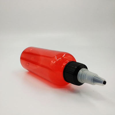 Bottiglie di vetro a goccia personalizzabili rosse per la distribuzione di liquidi precisi