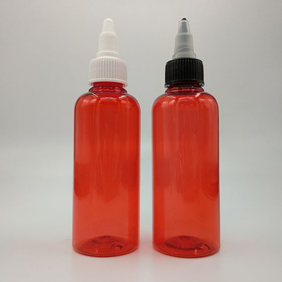 Bottiglie di vetro a goccia personalizzabili rosse per la distribuzione di liquidi precisi