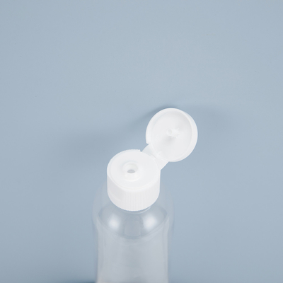 Bottiglie di plastica trasparente stampate su misura con tappo a vite