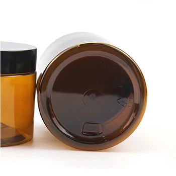 PET 1oz 2oz 4oz 6oz 8oz 12oz 16oz Bottoni di plastica a bocca larga con coperchio in alluminio