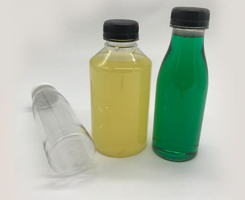 Bottine di tè a bolla di plastica a prova di perdite cristalline per negozi di tè a bolla