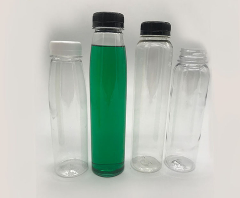 Bottine di tè a bolla di plastica a prova di perdite cristalline per negozi di tè a bolla