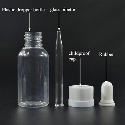 Bottiglie di vetro a goccia a vite da 10 ml a 120 ml
