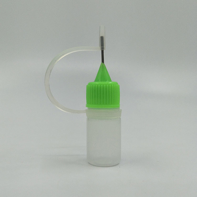 Bottiglie a goccia trasparenti con tappi a vite per la distribuzione di liquidi