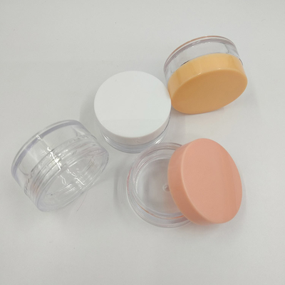 Vaso di plastica cosmetica sigillata per crema e lozione con stampa di etichette aziendali