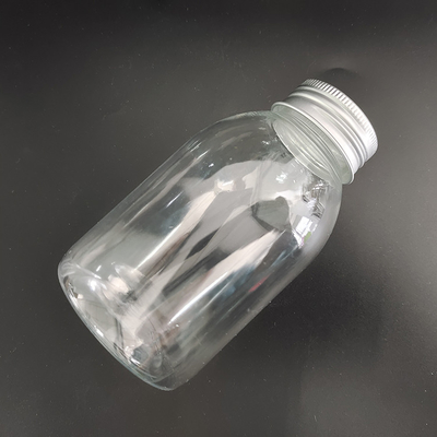 Bottiglie di tè al latte trasparente e medio personalizzabili con vite sul coperchio e isolamento