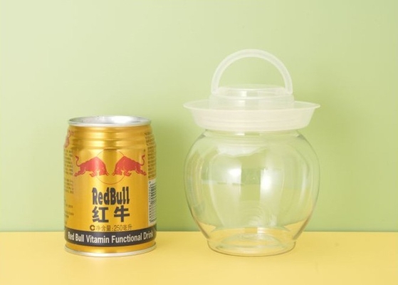 Moderne bottiglie quadrate e rotonde per il tè al latte in colori chiari o personalizzati da 120 ml a 500 ml