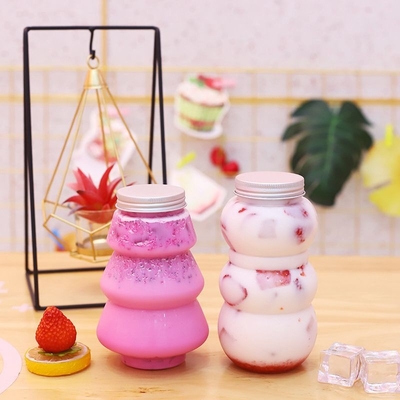 Bottine di plastica a prova di perdite per il tè con chiusura a vite