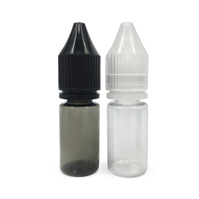 18mm taglia collo Logo personalizzato PET Screen Stampato Piccole bottiglie per liquidi 100ml