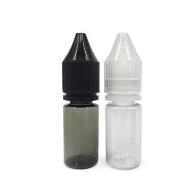 18mm taglia collo Logo personalizzato PET Screen Stampato Piccole bottiglie per liquidi 100ml